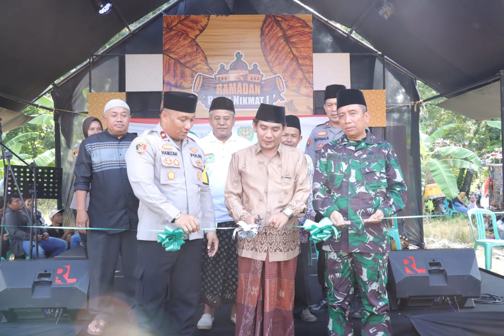 Sinergitas Polres Indramayu, Kodim 0616 dan PCNU Indramayu Launching Bazar Murah Ramadhan 2024