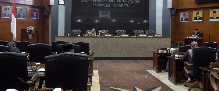 Rapat Paripurna DPRD Kabupaten Indramayu Dalam Rangka Penyampaian Pemandangan Umum Fraksi Merah Putih Gabungan Partai PKS, Hanura, Nasdem