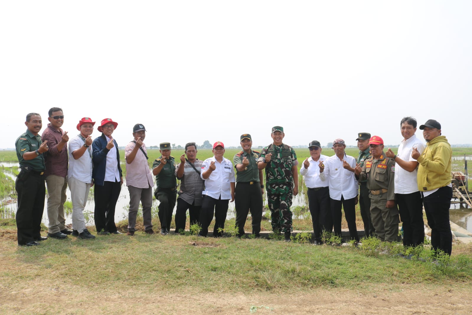 Satgas Pangan Mabes TNI Tinjau Langsung Pelaksanaan Pompanisasi