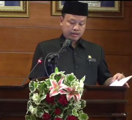 Sidang Paripurna Penyampaian Jawaban Fraksi Partai Gerakan Indonesia Raya Atas Pendapat Bupati Terhadap Rancangan Peraturan Daerah Inisiatif DPRD Kabupaten Indramayu