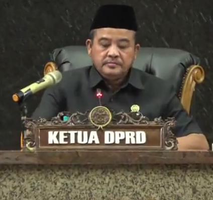 Penyampaian Jawaban Fraksi Partai Golkar Atas Pendapat Bupati Terhadap Rancangan Peraturan Daerah Inisiatif DPRD Kabupaten Indramayu