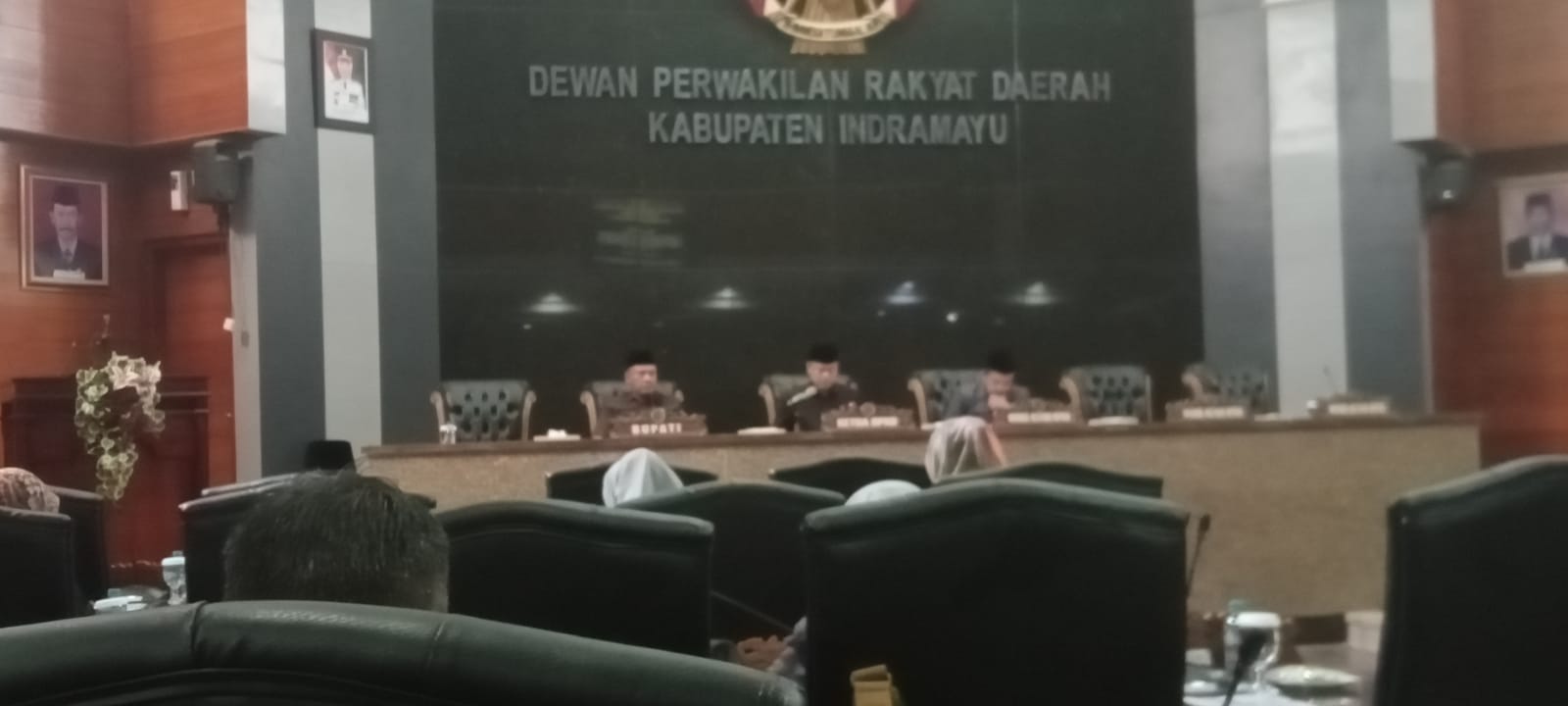 Rapat Paripurna DPRD Kabupaten Indramayu Dalam Rangka Penyampaian Nota Penjelasan Bupati Indramayu Terhadap 2 Rancangan Peraturan Daerah