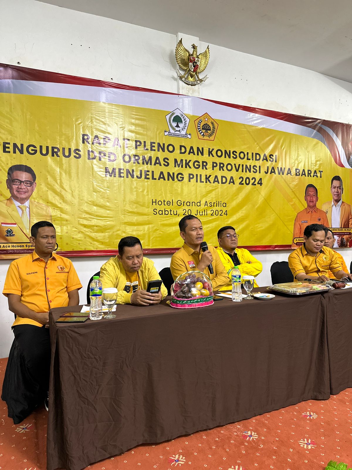 Gelar Rapat Pleno, DPD ORMAS MKGR Provinsi Jawa Barat tegak lurus dengan keputusan partai Golkar