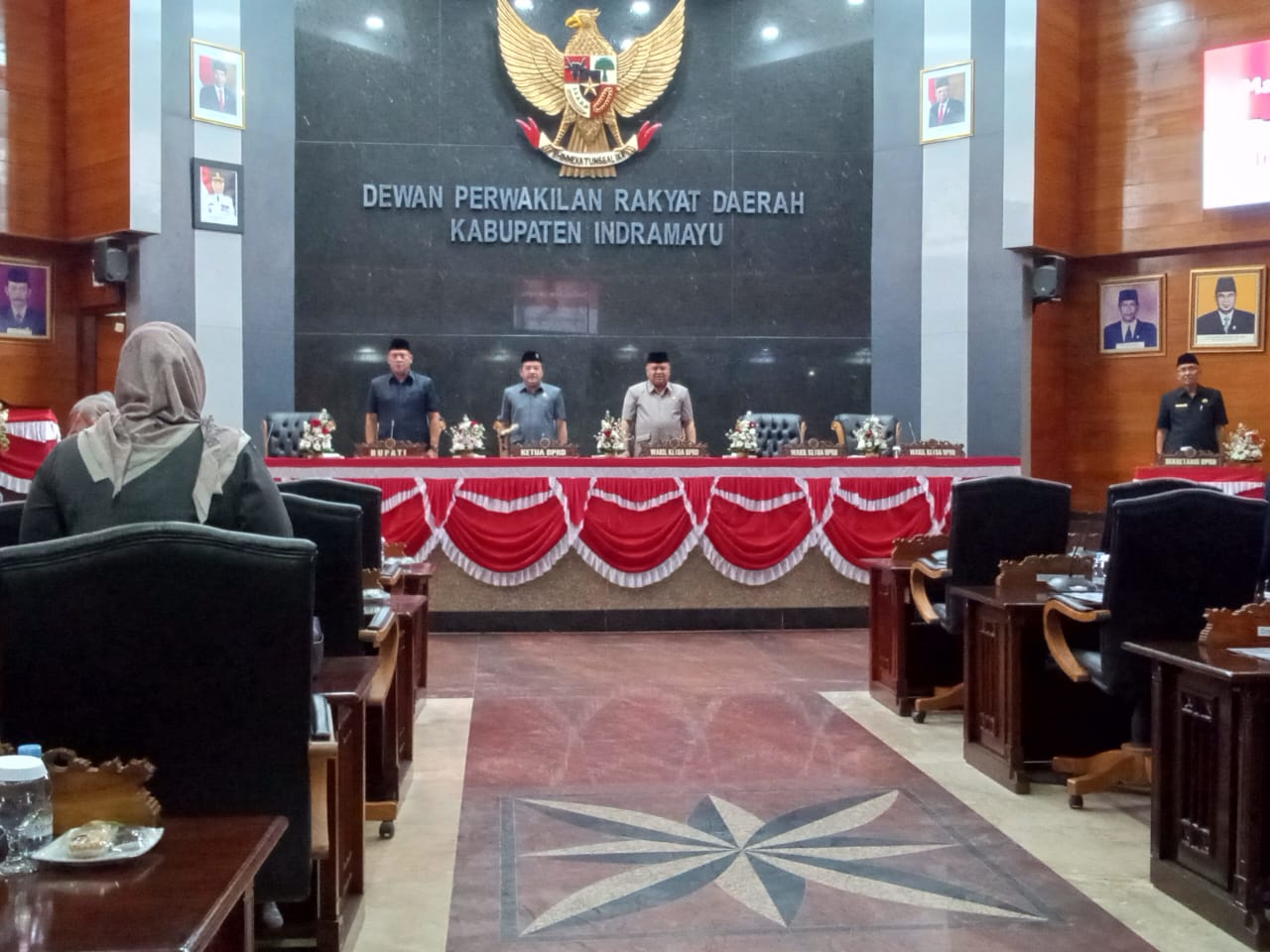 Jawaban Bupati Atas Pandangan Umum Fraksi Fraksi Terhadap Raperda Perubahan APBD Tahun Anggaran 2024.