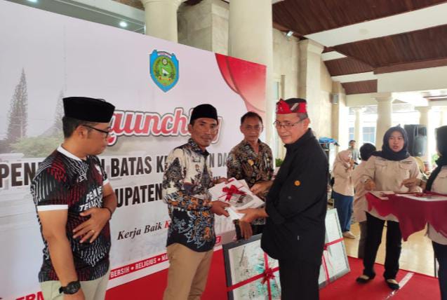 Pemkab Indramayu Launching Penegasan Batas Kecamatan dan Desa Kabupaten Indramayu